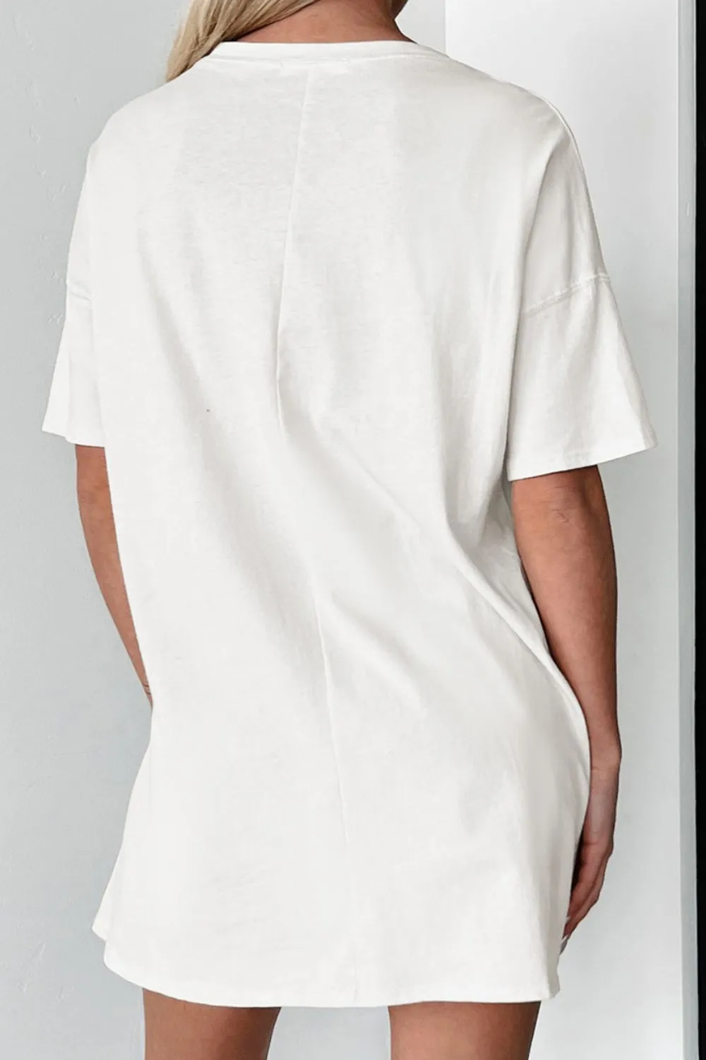 Boots Round Neck Half Sleeve Oversize T-Shirt, image 3