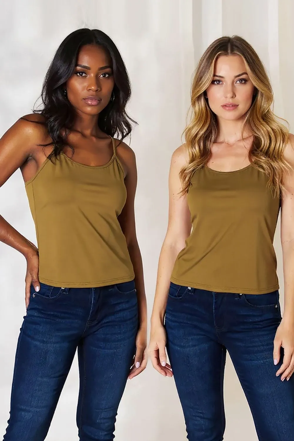 Full Size Round Neck Slim Cami Plus Size, image 21