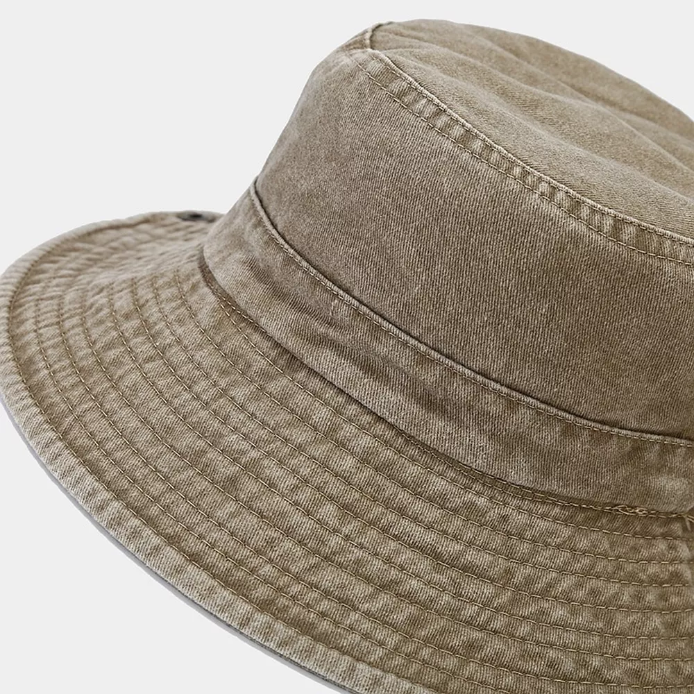 Wide-Brim Sun Protection Bucket Hat, image 6
