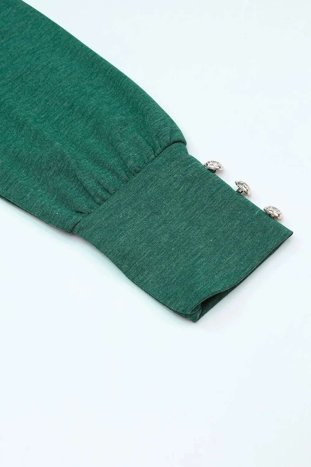 Cutout Round Neck Long Sleeve Top, image 7