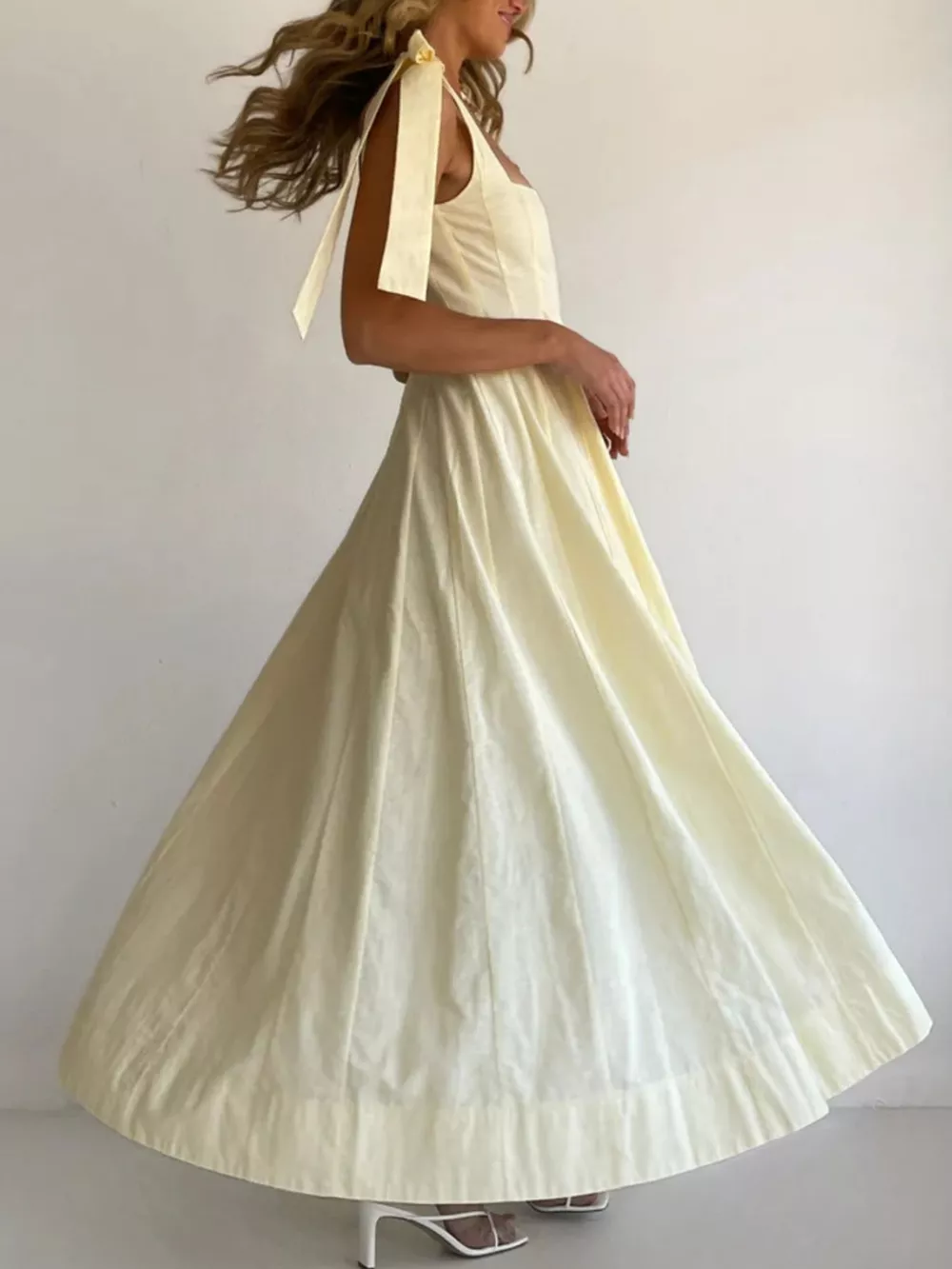Gradient Tie Shoulder Maxi Dress, image 17