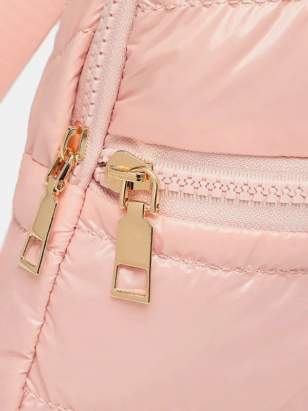 Quilted Adjustable Strap Puffy Sling Bag, image 11