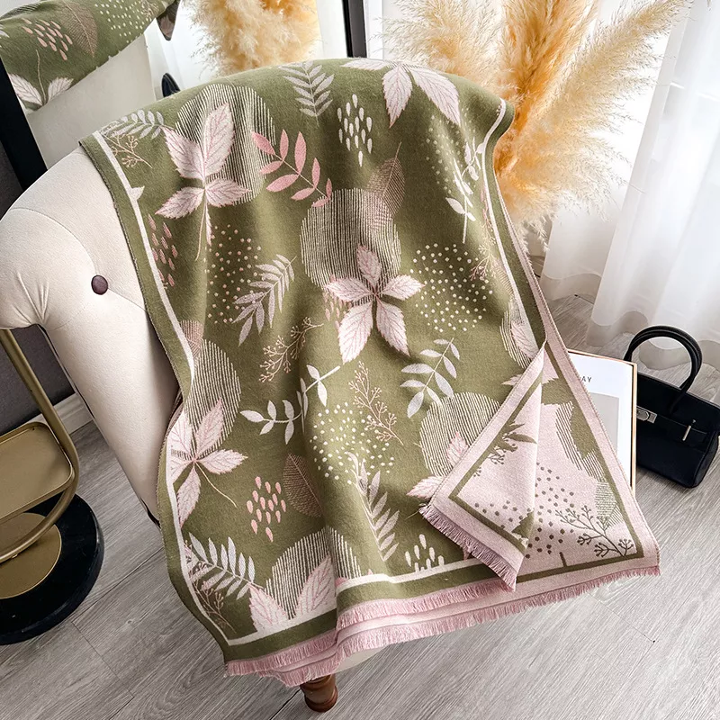 Printed Raw Hem Scarf, image 5