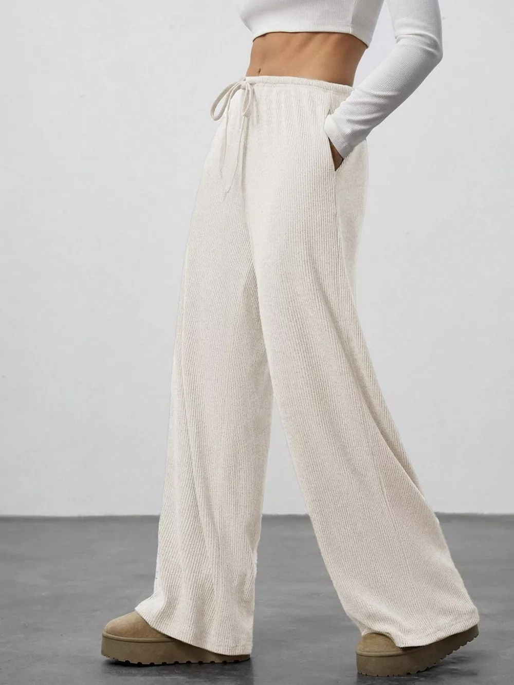 Relaxed Fit Drawstring Pants, image 18