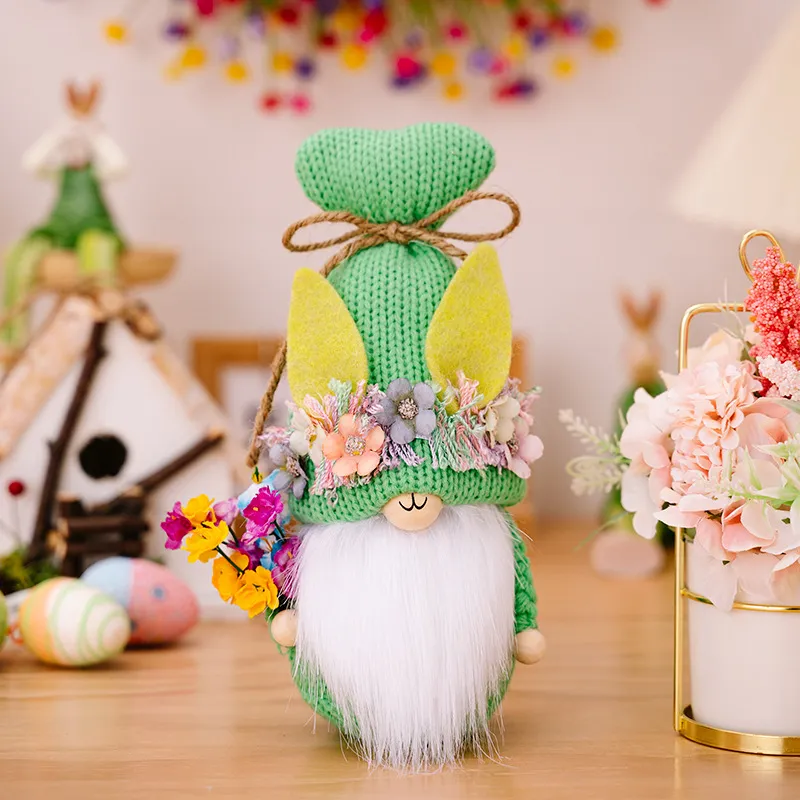 Easter Knit Faceless Doll, image 4