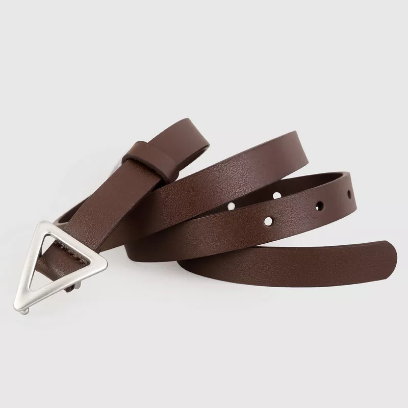 Triangle Buckle Skinny Belt, image 6