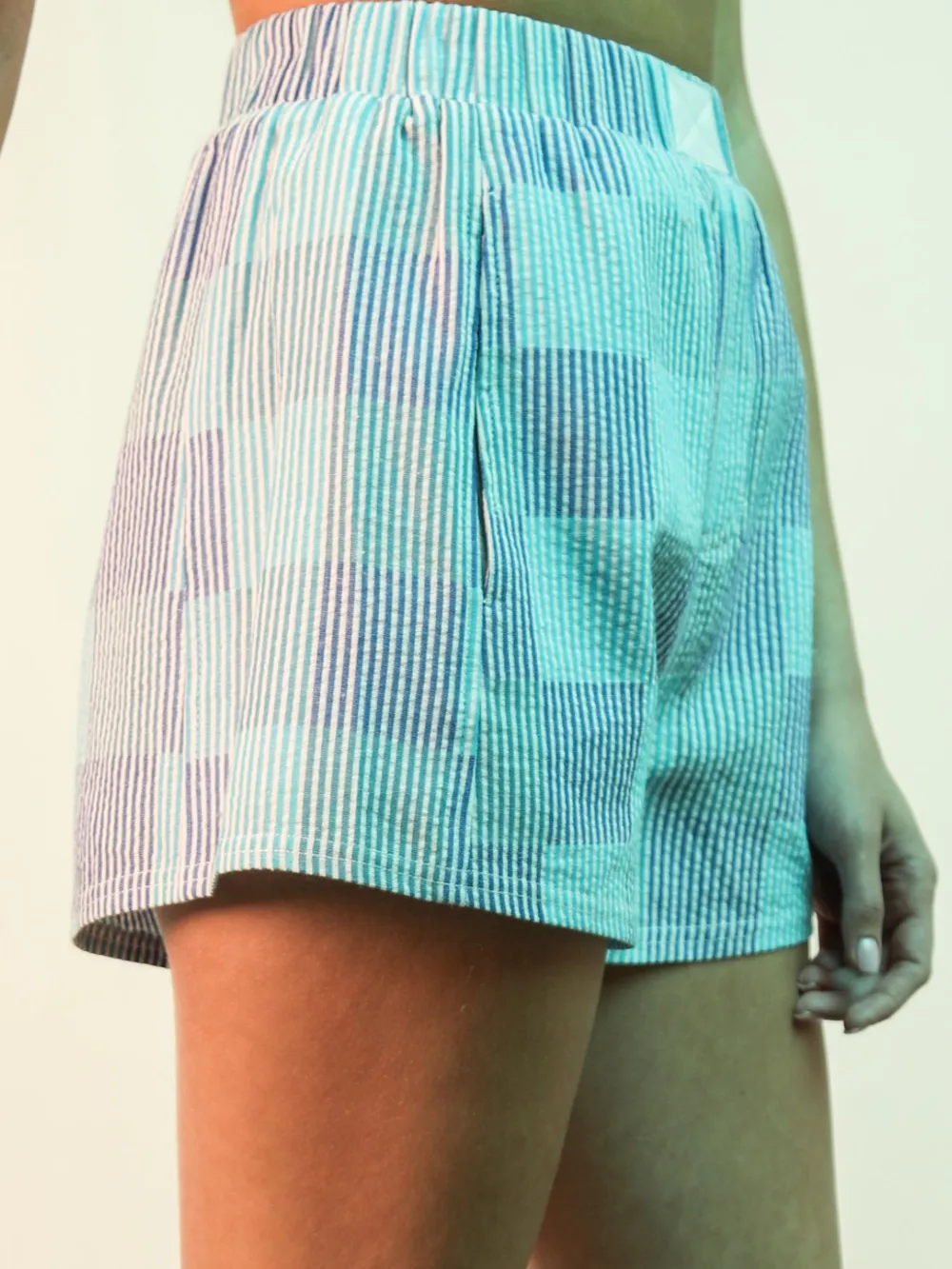 Striped High-Waist Shorts, image 13