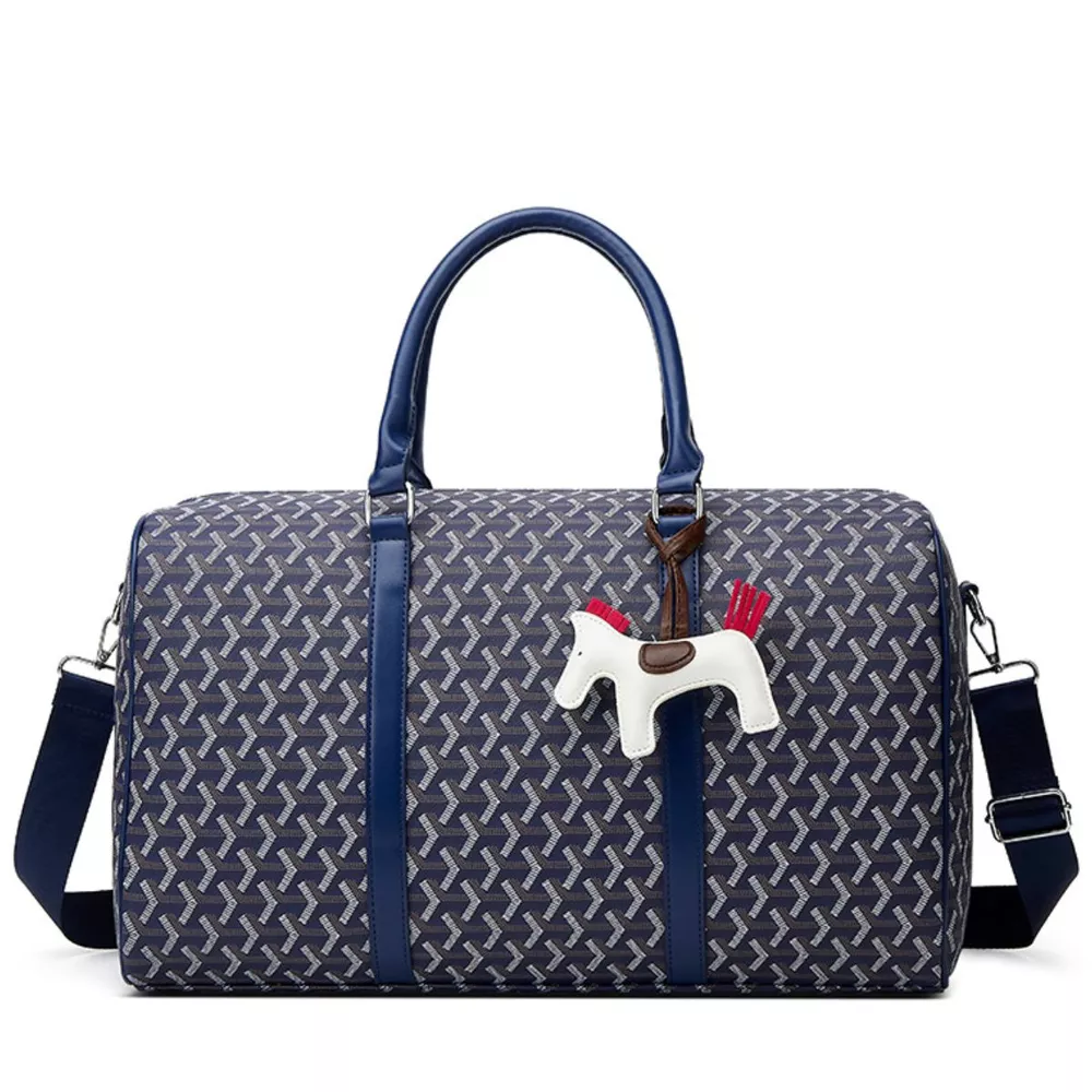 Geometric Pattern Travel Duffle Bag, image 4