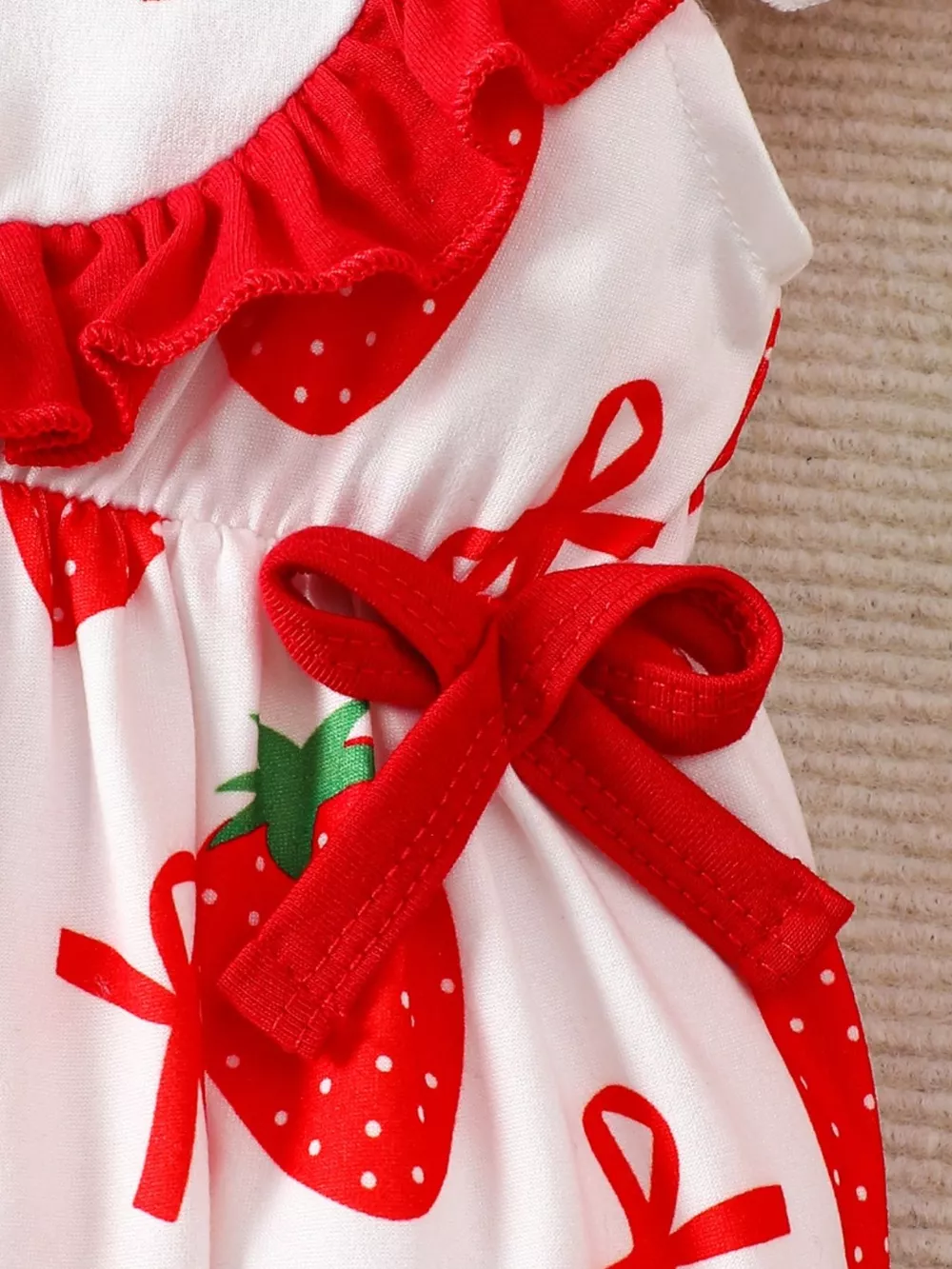 Children's Printed Ruffle Trim One-Piece with Headband, image 11