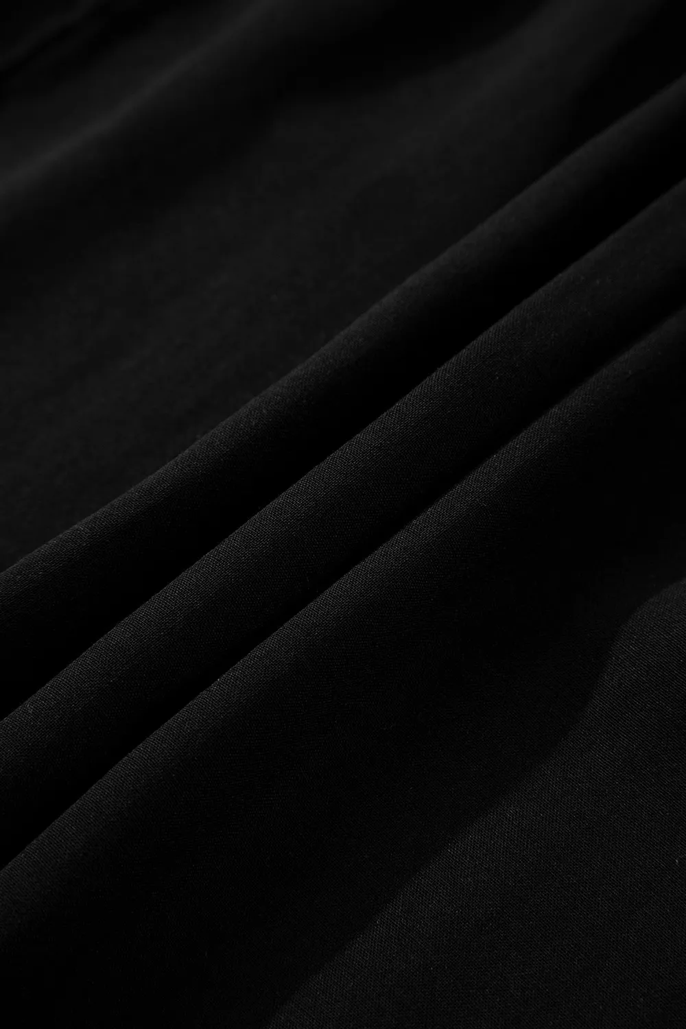 Hidden Buttons Short Sleeve Ruffle Tiered Long Flared Dress, image 4