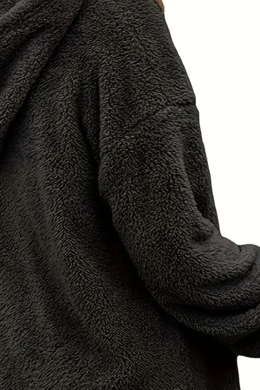 Half Zip Dropped Shoulder Oversized Hoodie, image 4