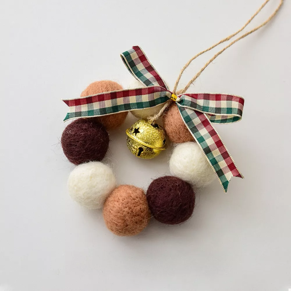 Christmas Felt Ball Garland Ornament, image 12