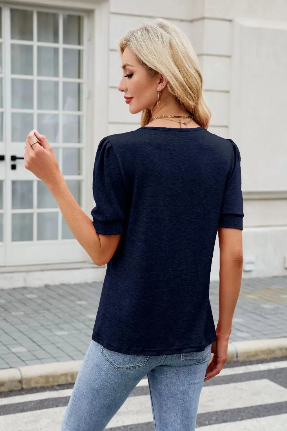 Round Neck Short Sleeve T-Shirt, image 9