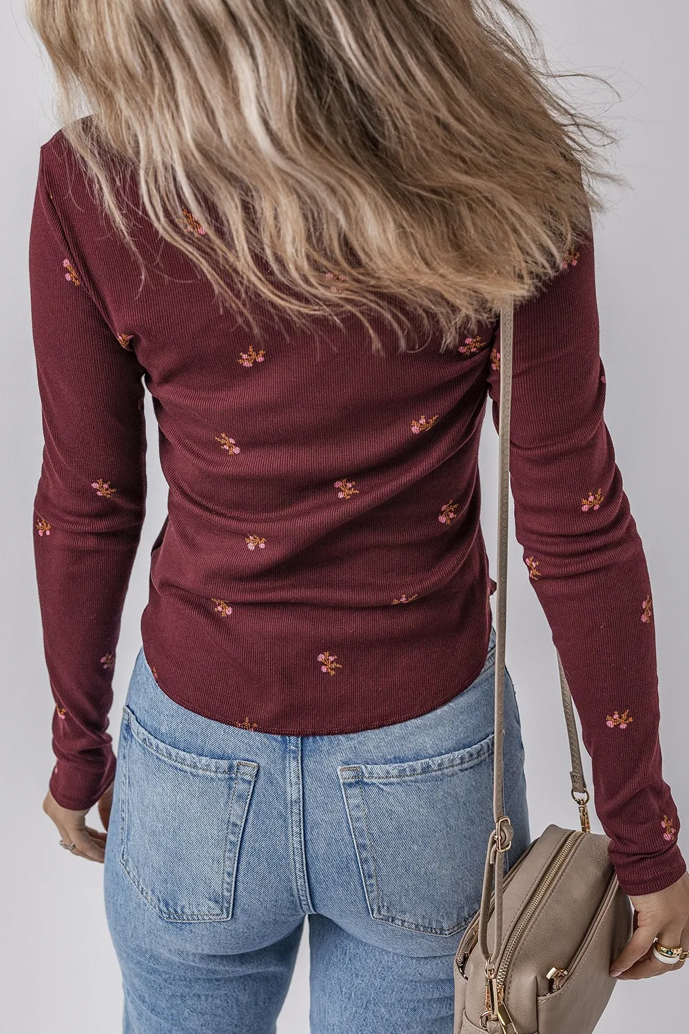 Floral Long Sleeve T-Shirt, image 6