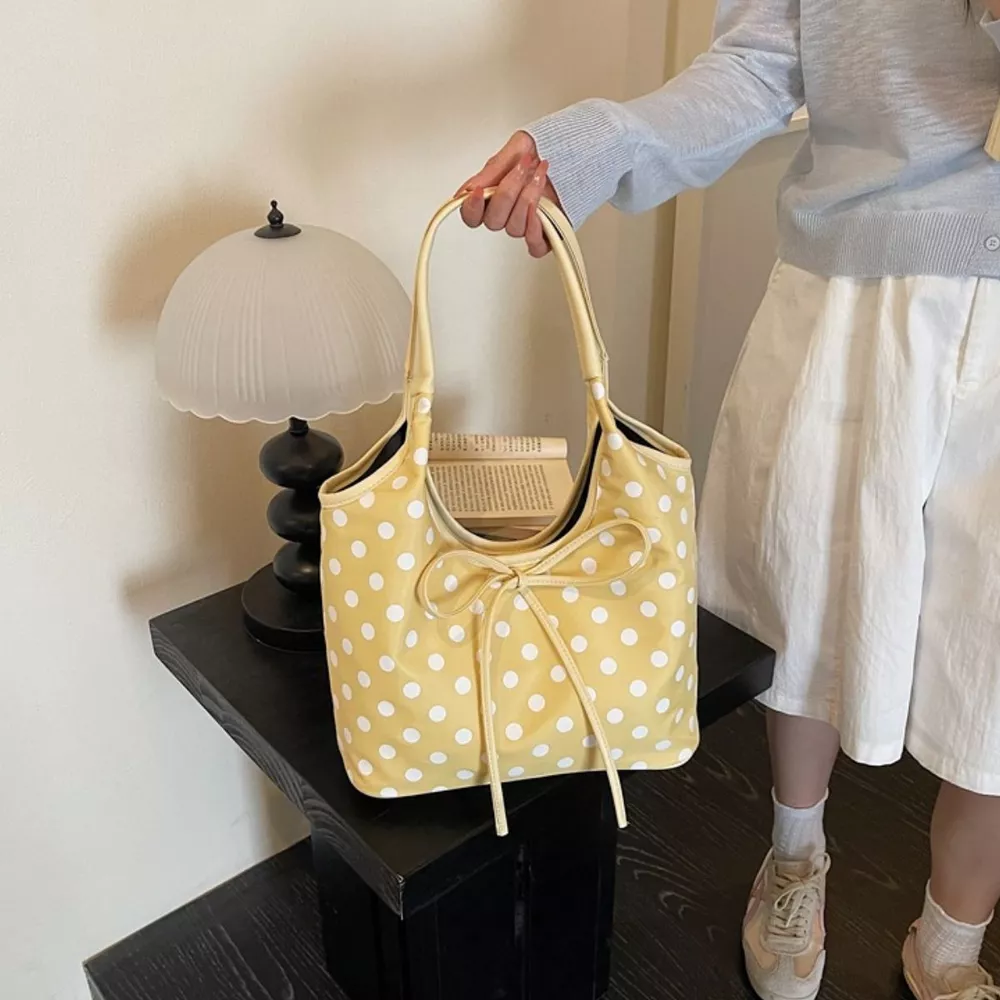 Polka Dot Bowknot Shoulder Bag, image 8
