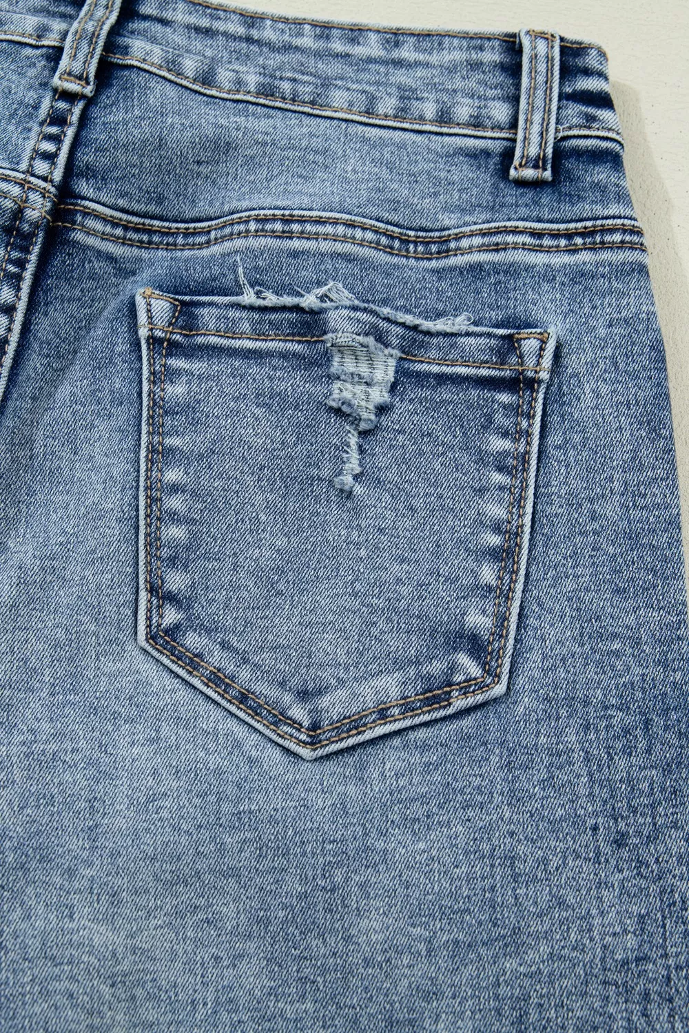 Cuffed Straight Loose Jeans, image 11