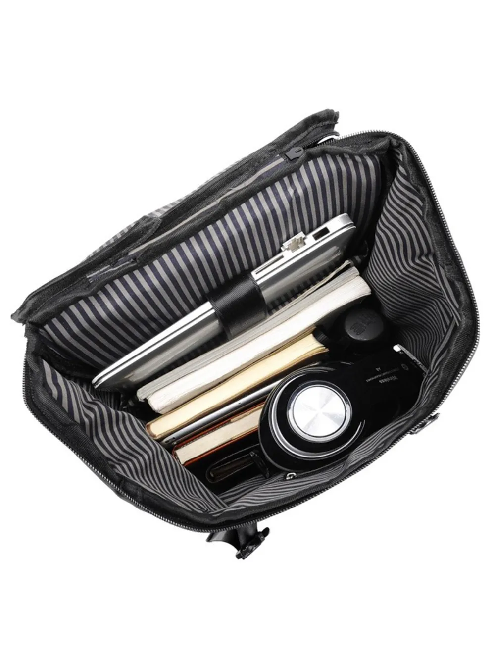 Oxford Cloth Multi-Pockets Backpack Bag, image 3