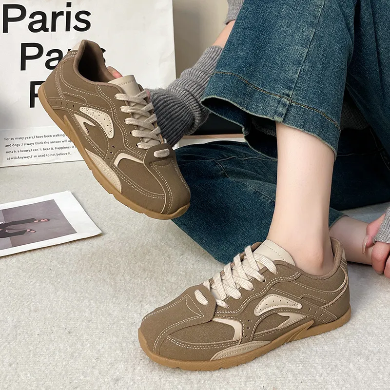 Contrast Flat Sneakers, image 6