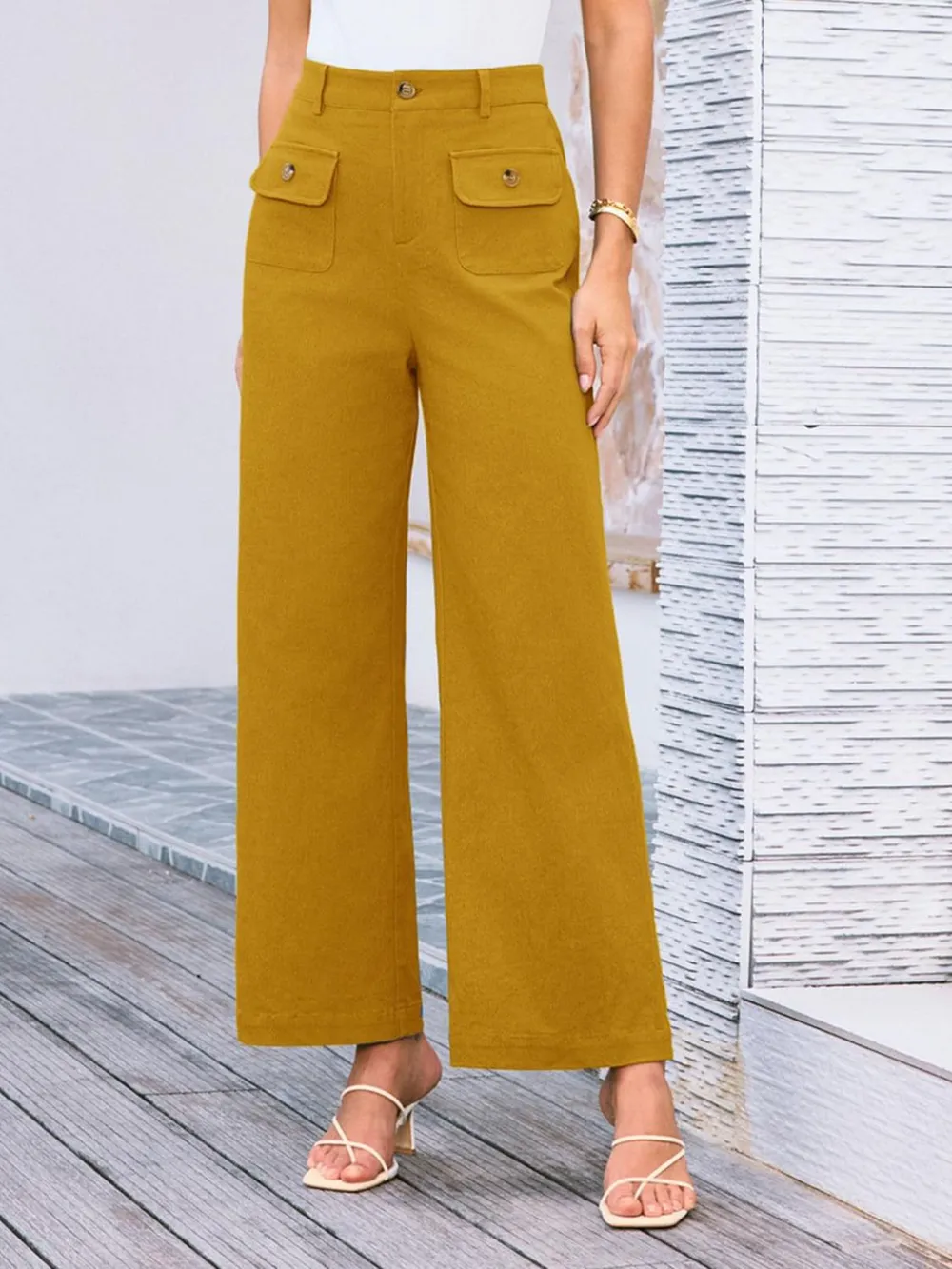 High Waist Wide Leg Pants, image 20