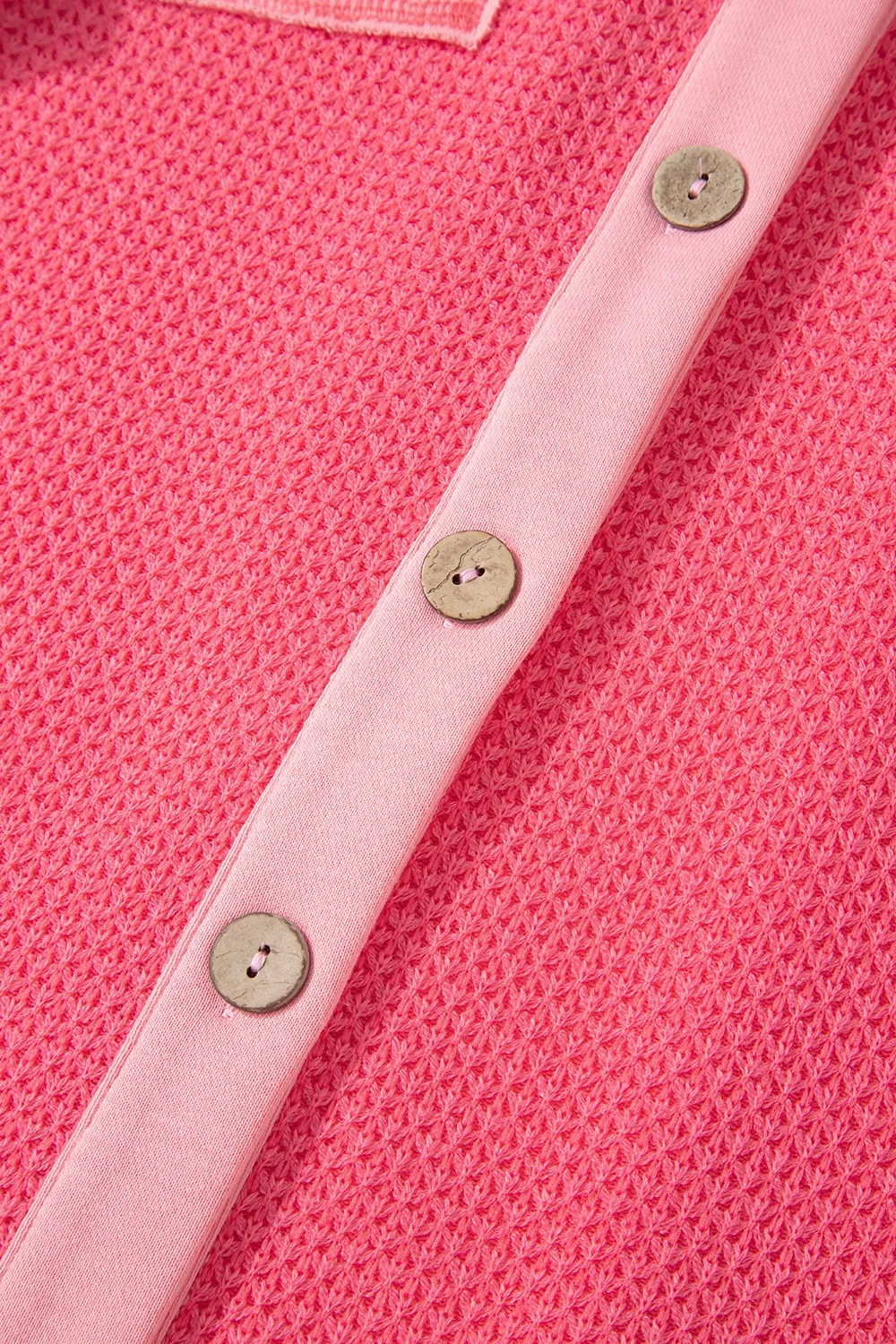Two Tone Button Up Drop Shoulder Shacket, image 9