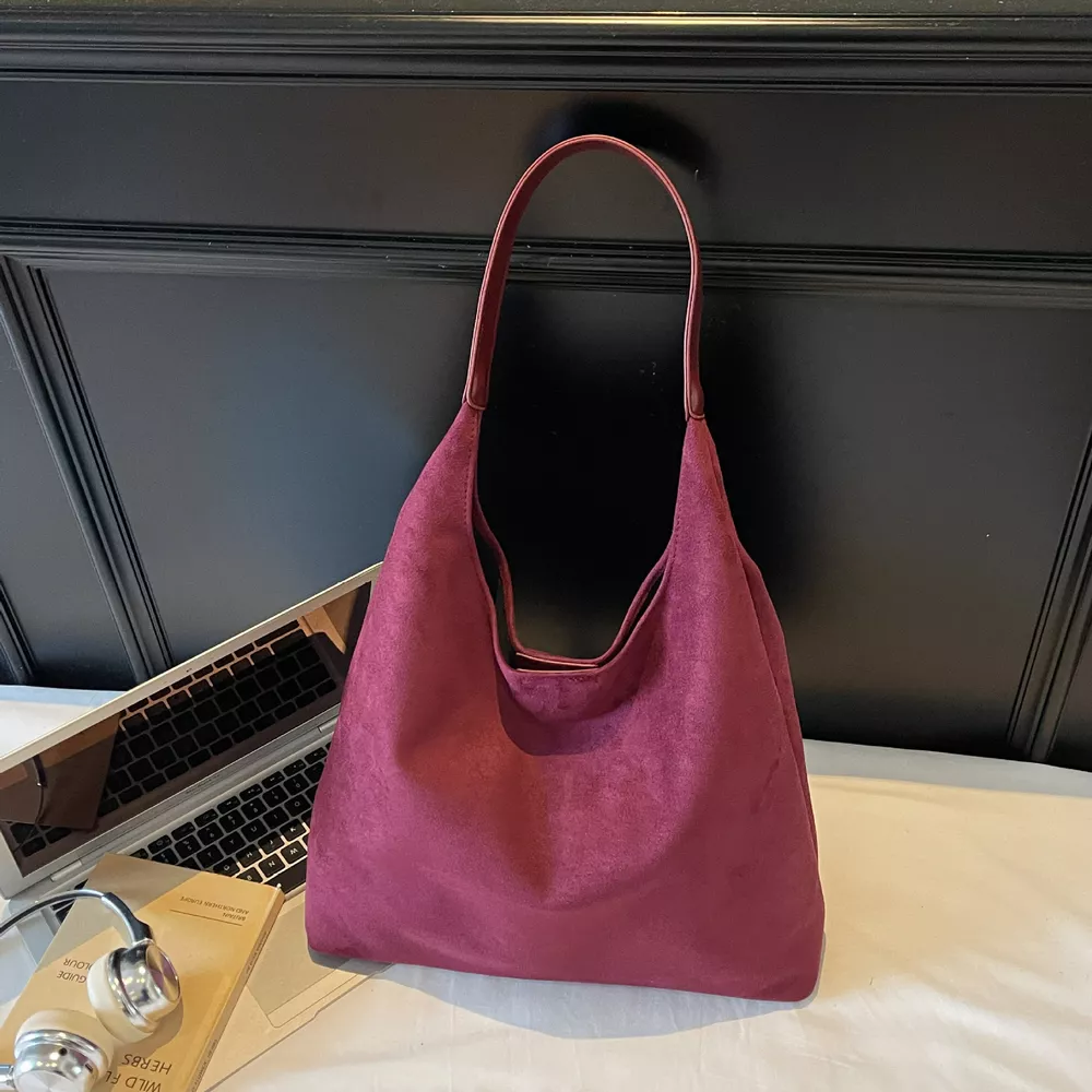 Solid Color Shoulder Bag, image 6