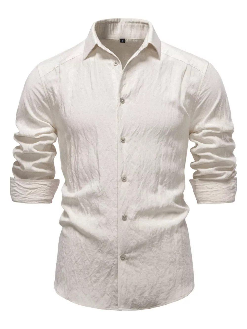 Men's Casual Button Up Long Sleeve Shirt, image 3