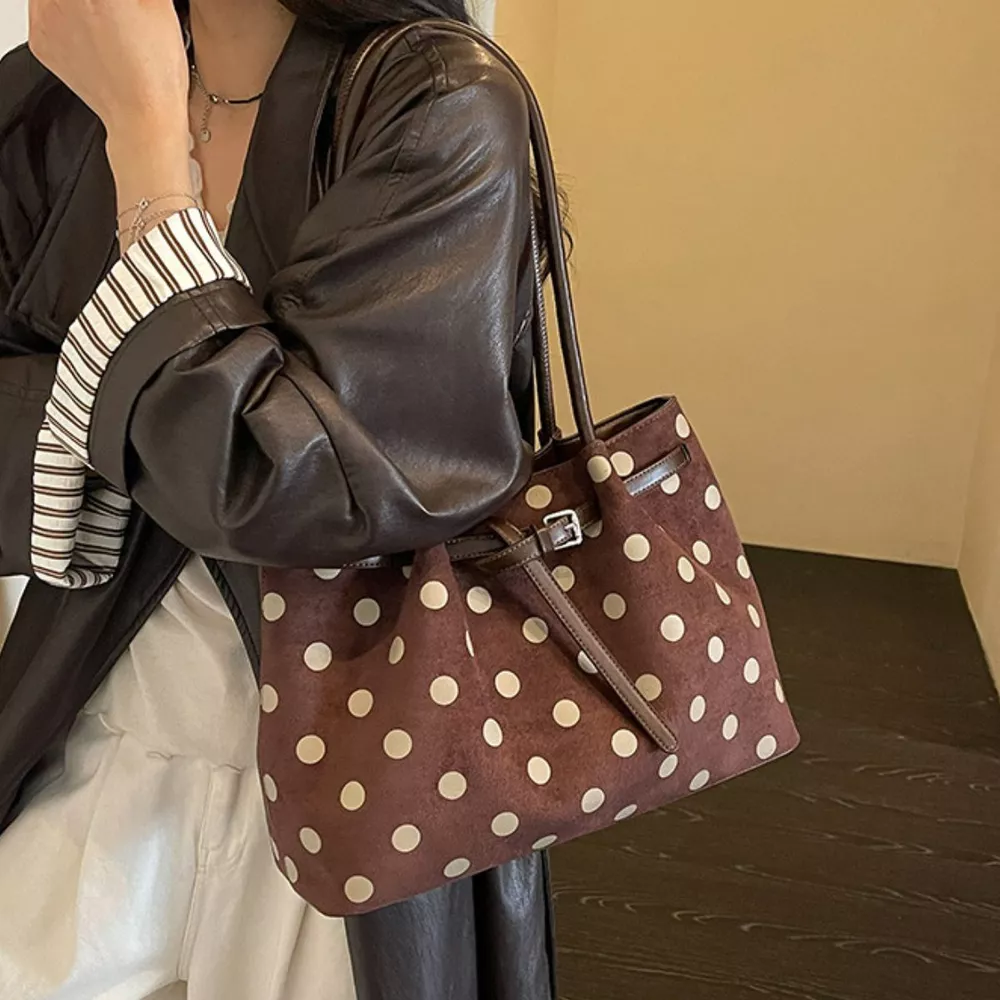 Polka Dot Shoulder Bag, image 6
