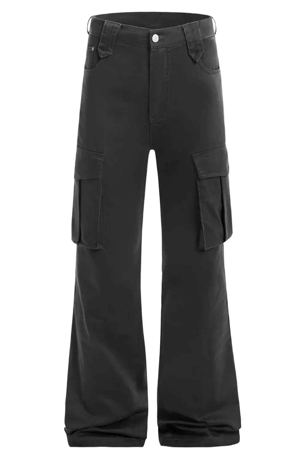 Men's Wide Leg Cargo Pants, image 2