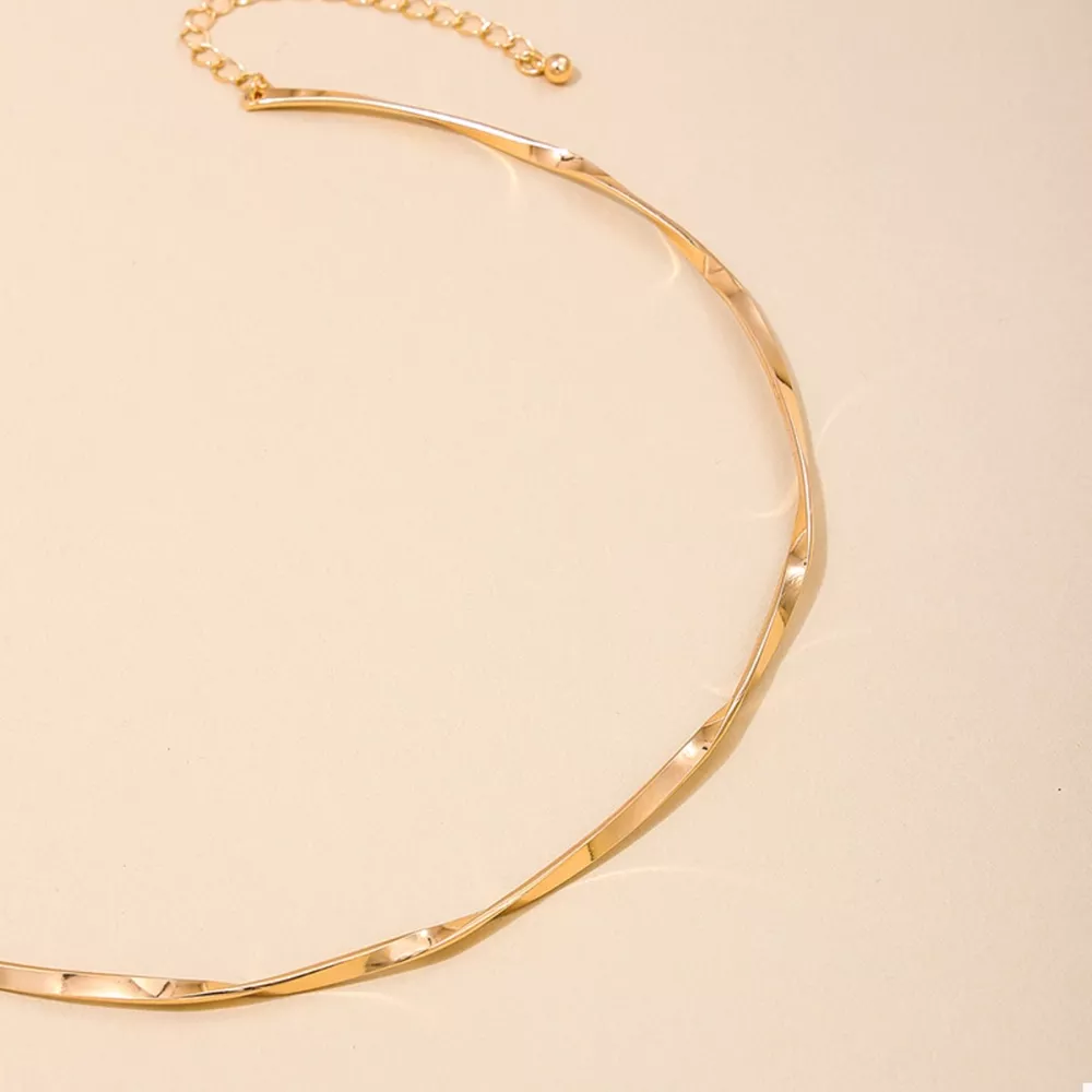 18K Gold-Plated Minimalist Necklace, image 4