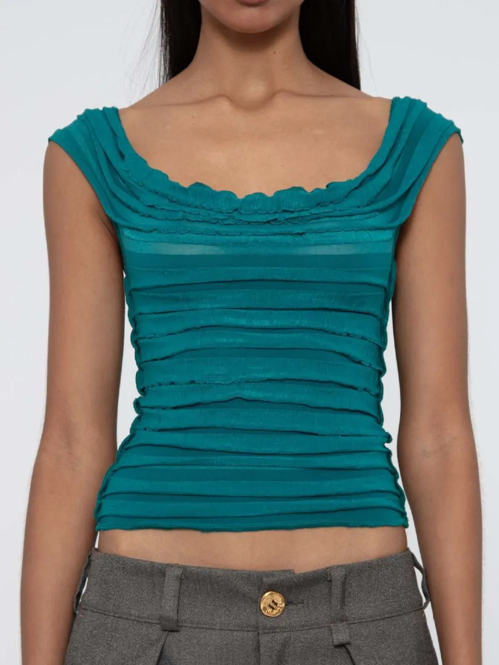 Ruched Solid Tank, image 19