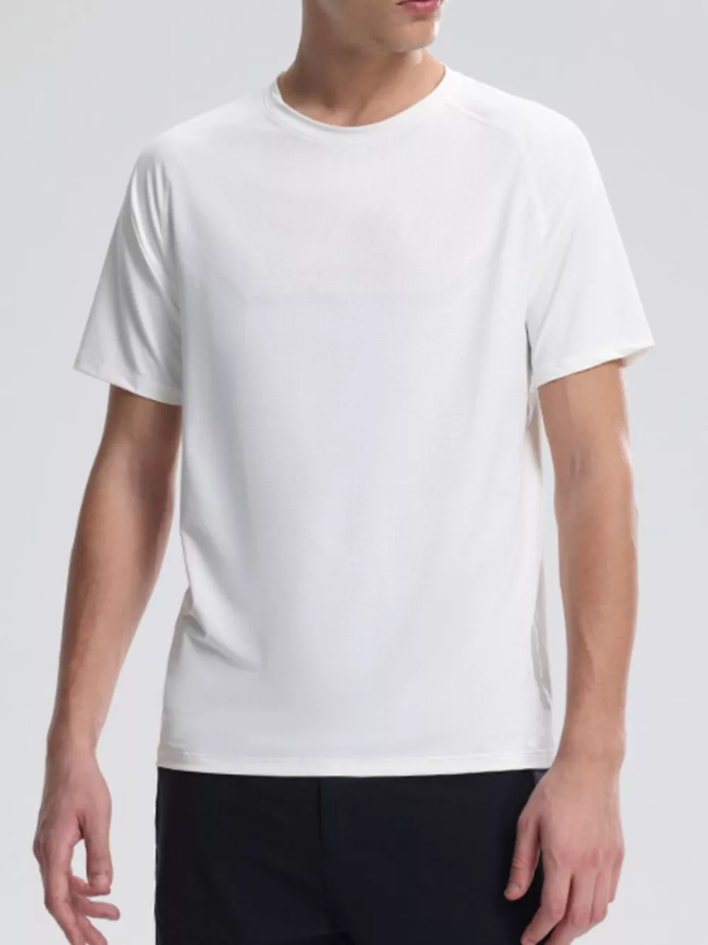 Men's Plus Size Round Neck Athletic T-Shirt, image 7