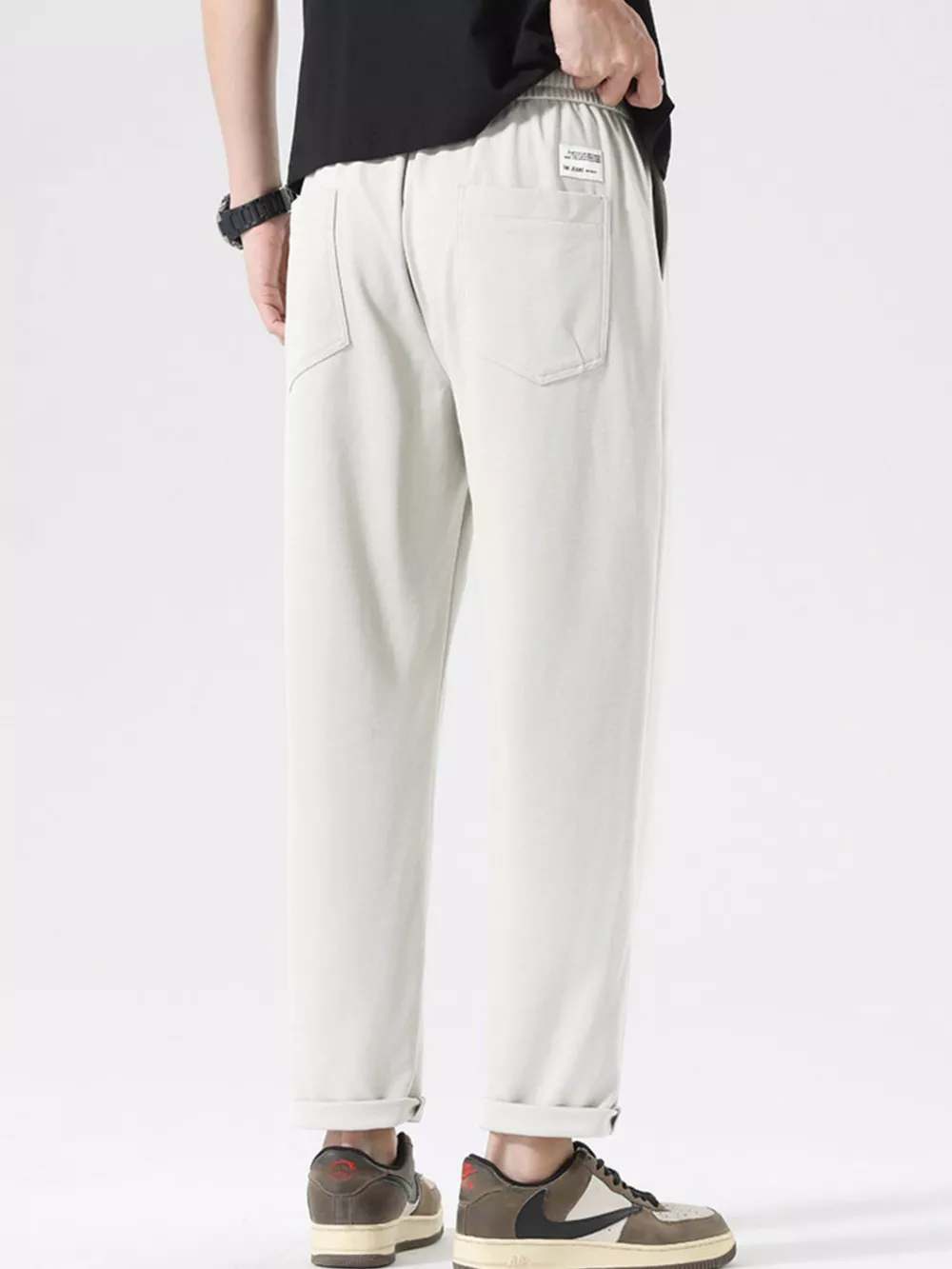 Men's Plus Size Casual Drawstring Pants, image 12
