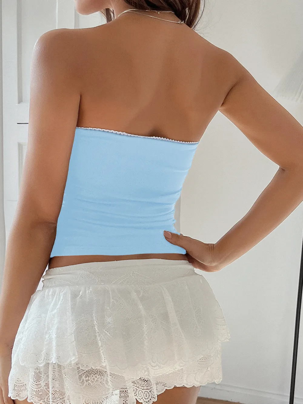 Bow Detail Tube Top, image 10