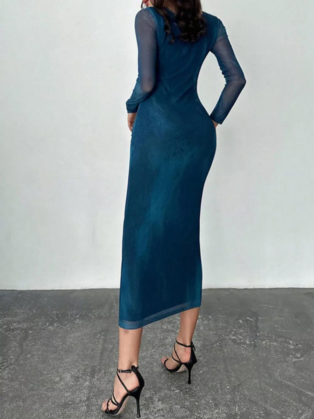 Tie-Dye Bodycon Maxi Dress, image 11