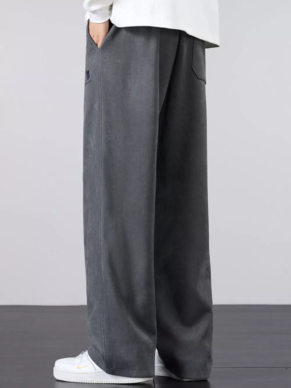 Men's Plus Size Casual Loose-Fit Drawstring Pants, image 6