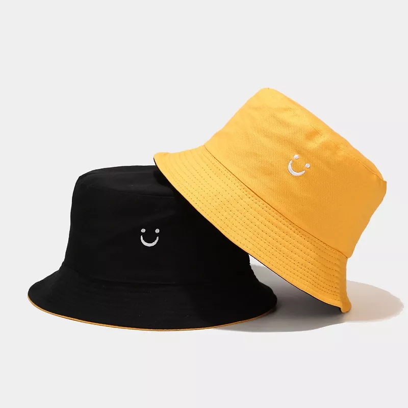 Embroidered Smiley Face Bucket Hat, image 7