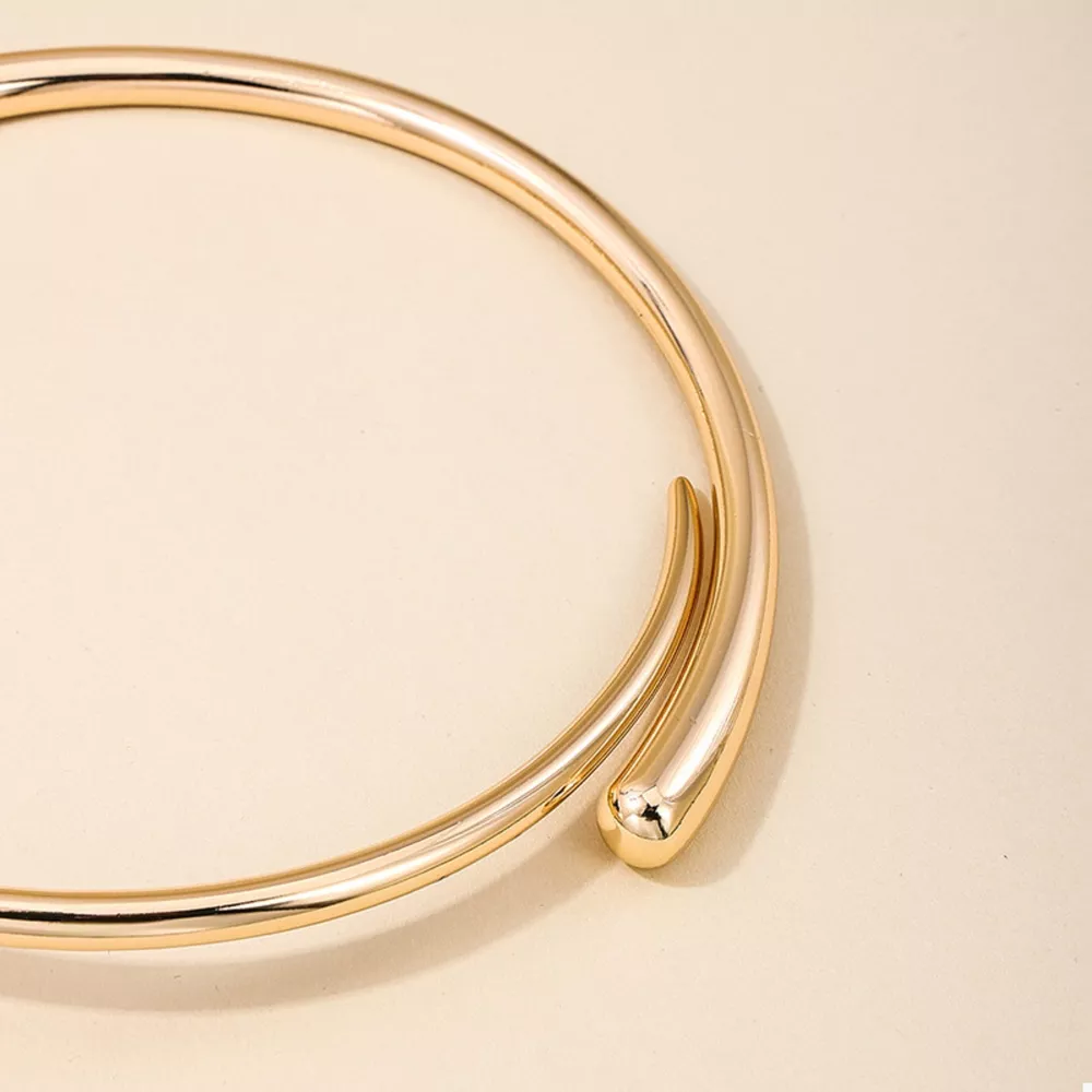 18K Gold-Plated Alloy Adjustable Necklace, image 2