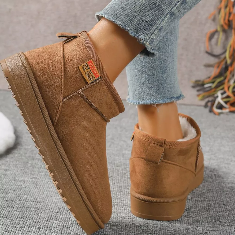 Round Toe Platform Boots, image 5