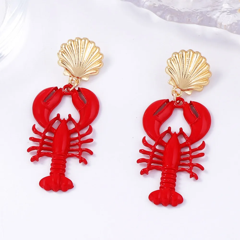 18K Gold-Plated Stainless Steel Drop Earrings, image 2