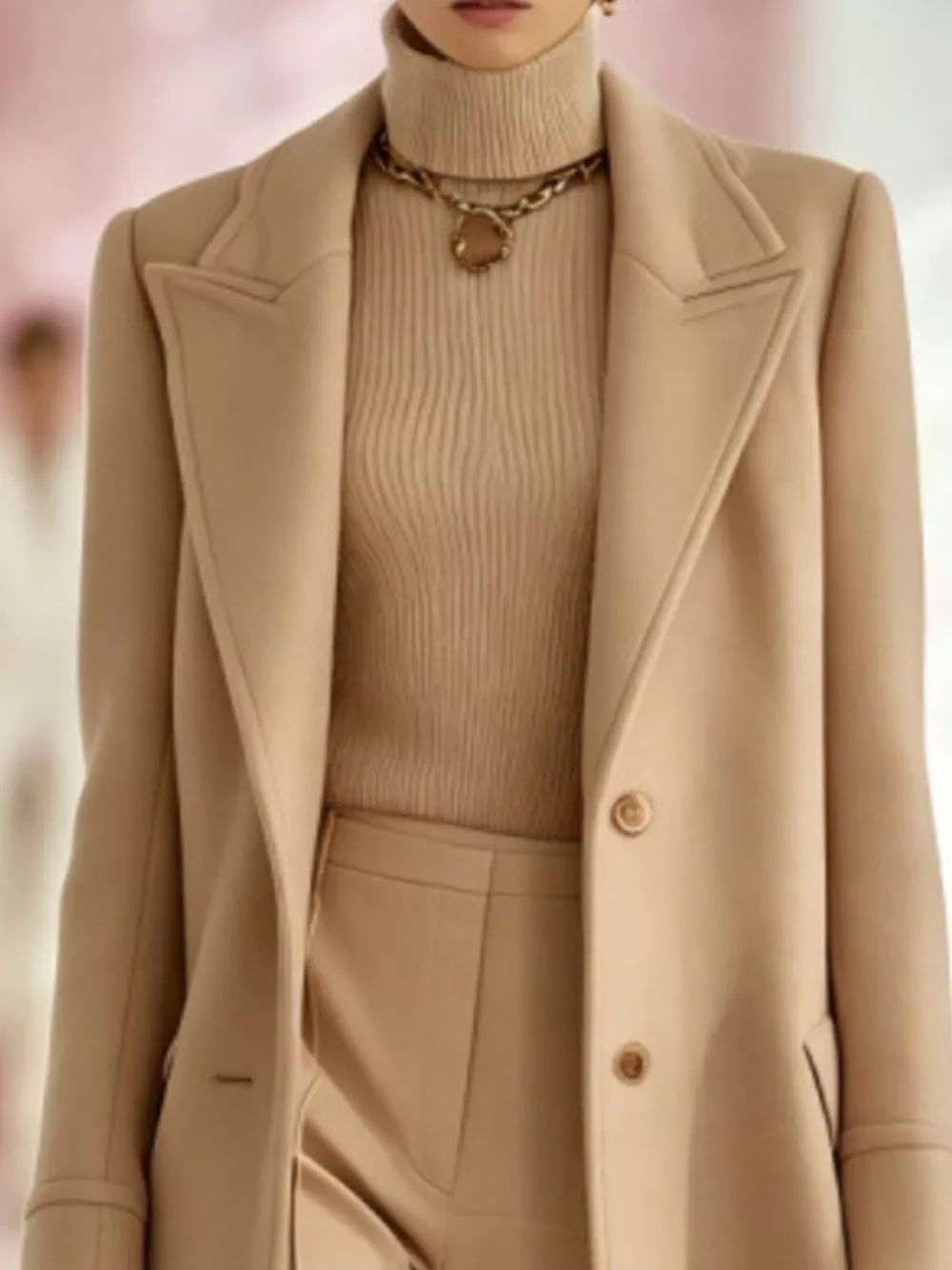 Lapel Collar Longline Coat, image 7