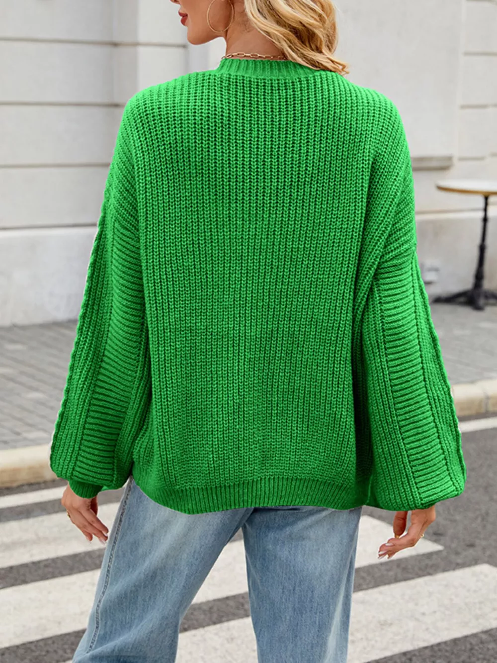 Cable Knit Button-Up Cardigan, image 21