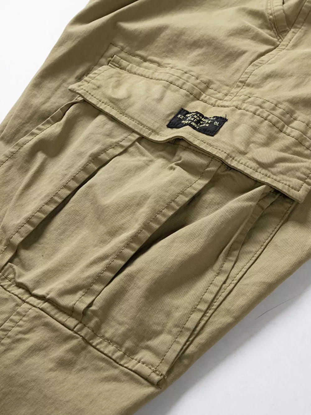 Men's Cargo Pants with Drawstring Waist, image 6