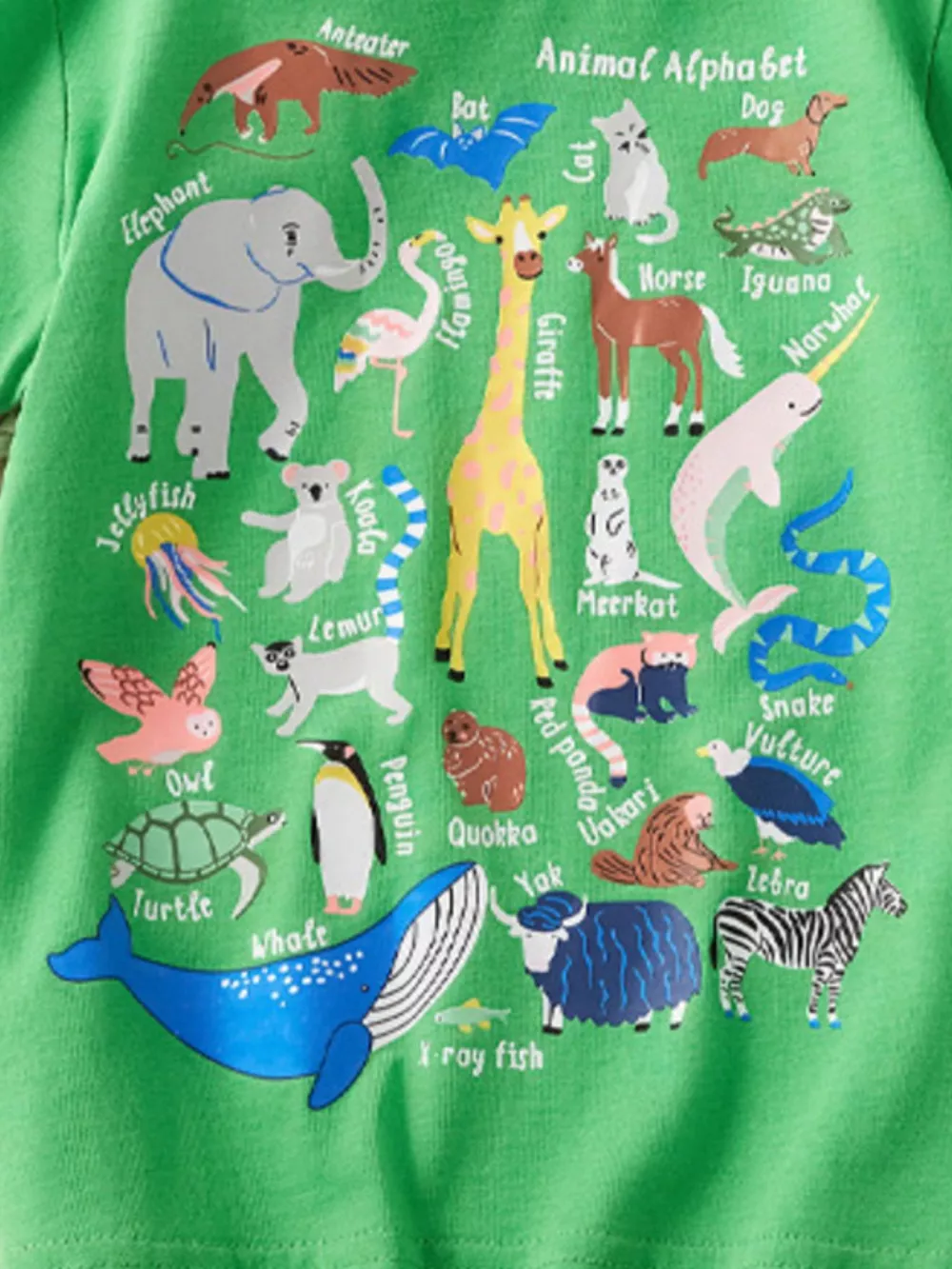 Children's Animal Print Crew Neck Short Sleeve T-Shirt, image 10