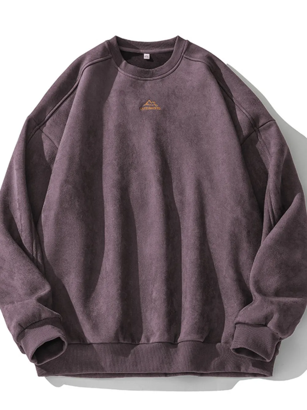 Men's Full Size Round Neck Long Sleeve Sweatshirt Plus Size, image 10