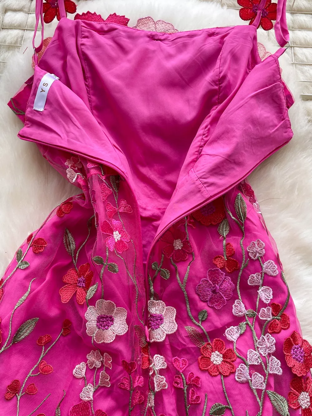Floral Tie Waist Mini Dress, image 10