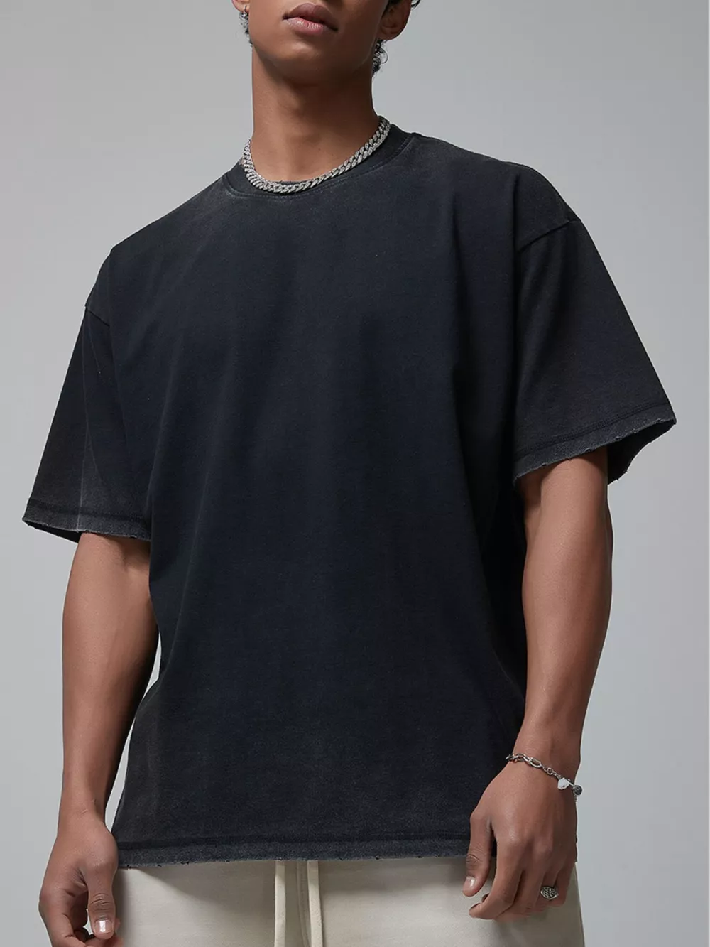 Men's Vintage Washed Oversized T-Shirt