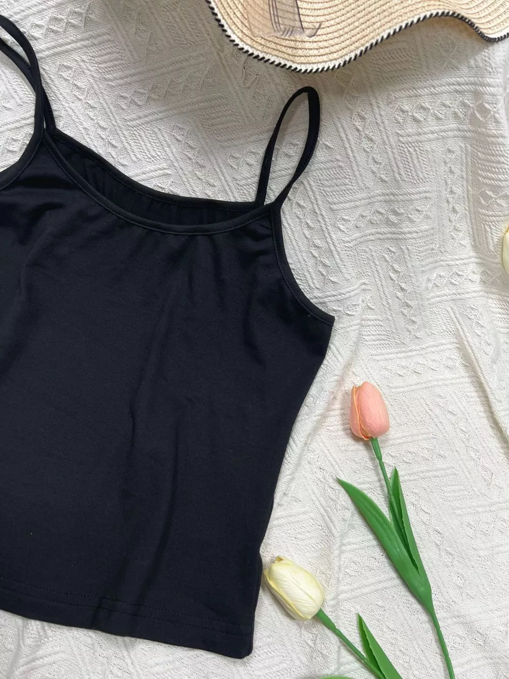 Solid Color Scoop Neck Cami, image 8