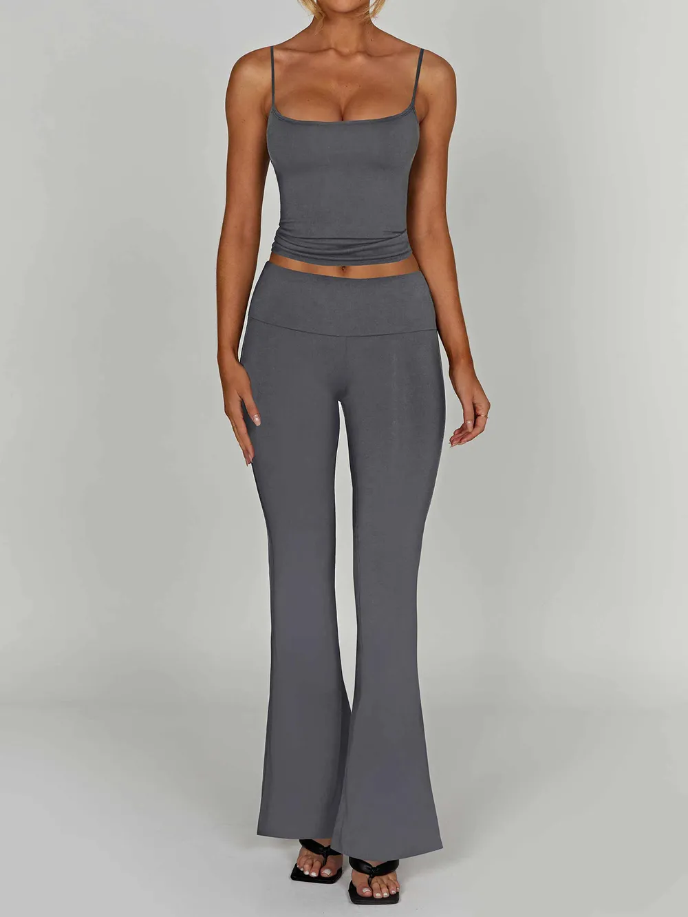 Cami Top and Flare Pants Matching Set, image 3