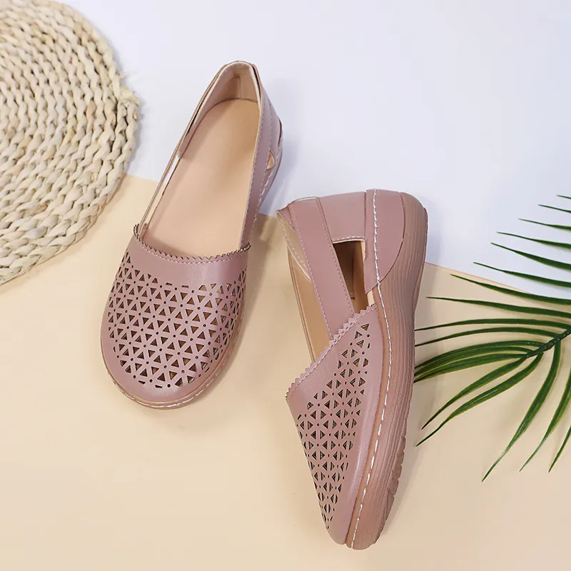 Cutout Round Toe Slip-Ons, image 22