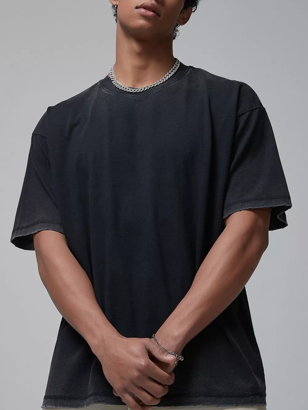 Men's Vintage Washed Oversized T-Shirt, image 2